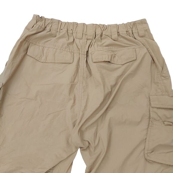 Rei Co-op Convertible Cargo Pants Mens 38x29 Beige Straight Side Zip Outdoor - Picture 8 of 11